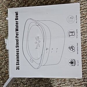 3L stainless steel water bowl